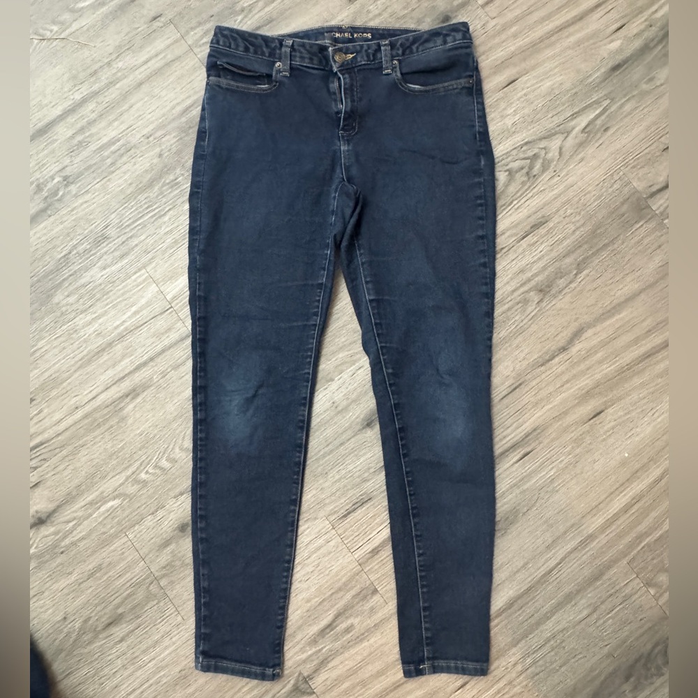 🐿️ Michael Kors Izzy Skinny Jeans – Dark Wash